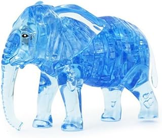 LRRH Novelty Creativity 3D Crystal Jigsaw Puzzle - Elephant (41Piece)