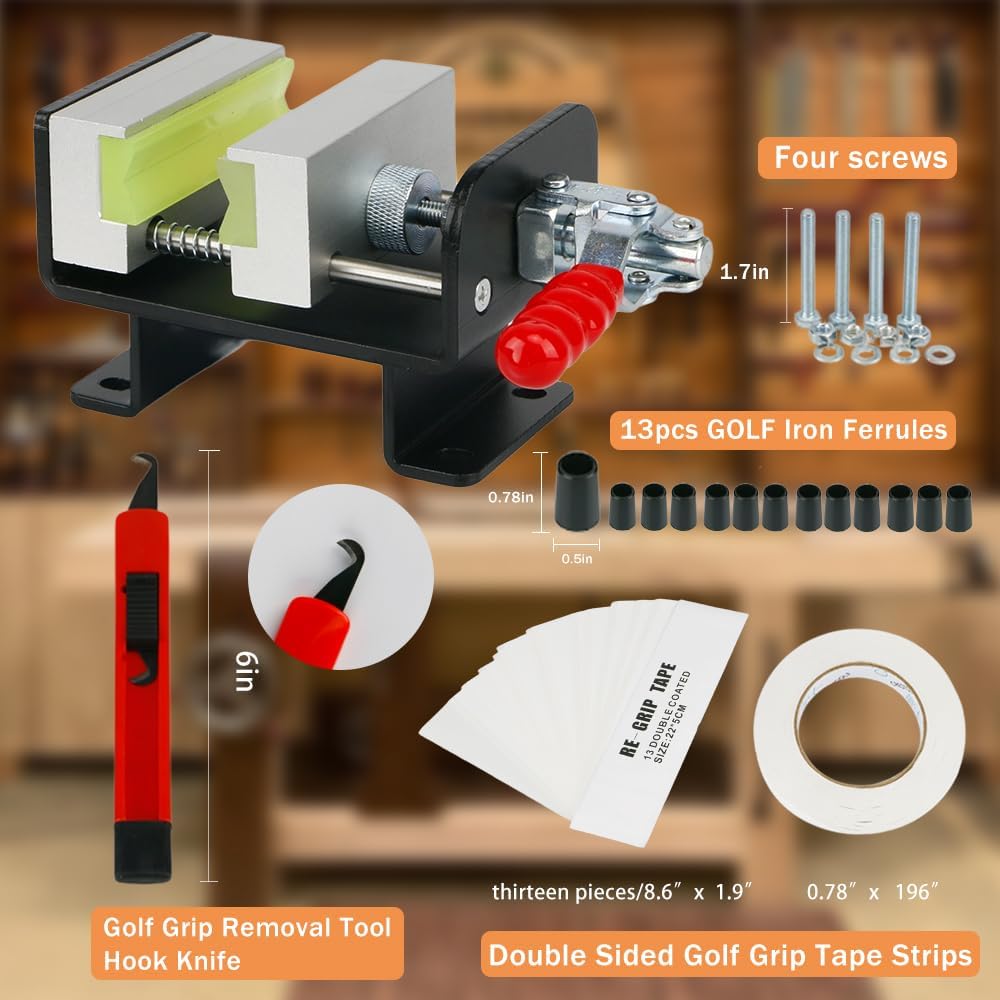 Golf Club Regrip Vise Tool Golf Club Gripping Bahrain Ubuy