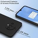 Pikkme OnePlus 7T Back Cover Camera Protection Shockproof Soft Matte Silicone Back Case for OnePlus 7T (Black) gallery image