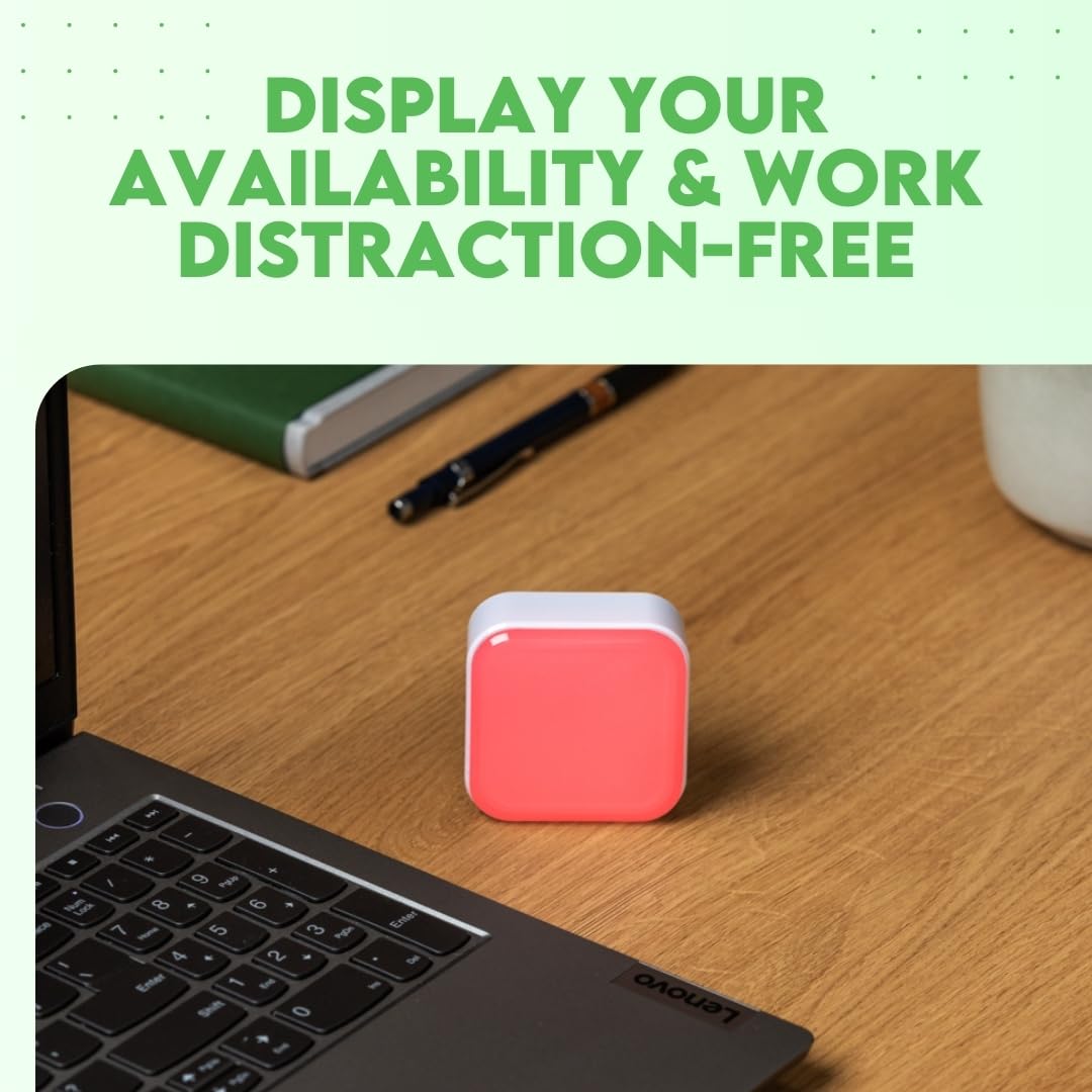 Luxafor Cube 2 App-Free Standalone Busy Light for Offices LED ...
