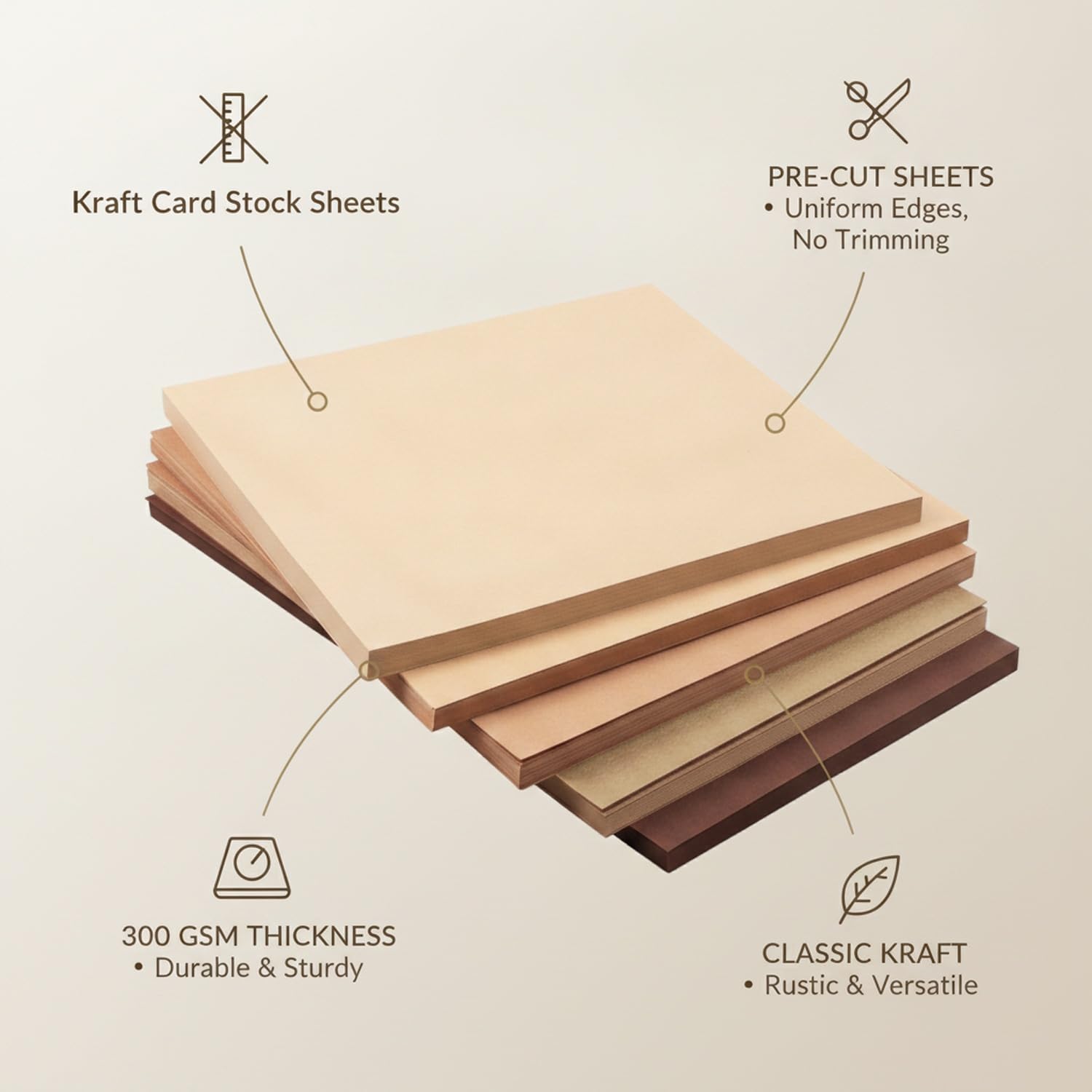 Fogli Rigidi in Carta Kraft
