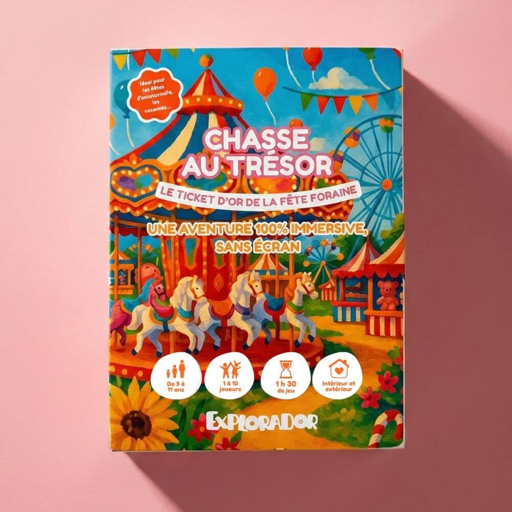Jeu Éducatif 9-11 Ans Rompre l'Ennui Escape Game Ticket d'or - 8