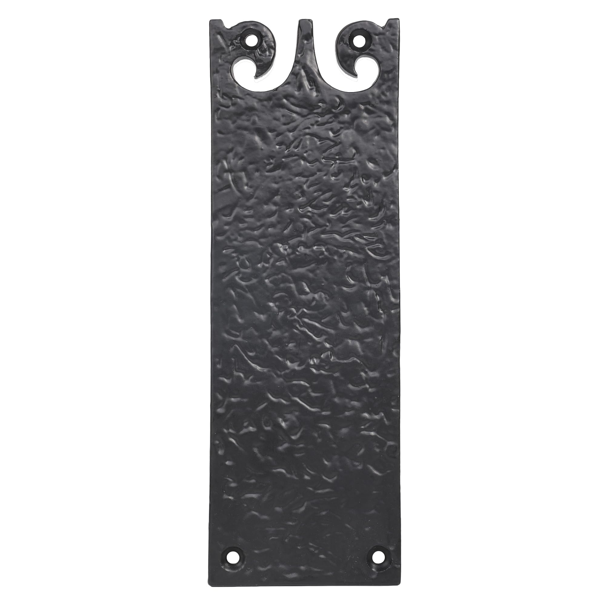 Plaque de poussée en fer SKANDH propreté de porte quincaillerie rétro noir