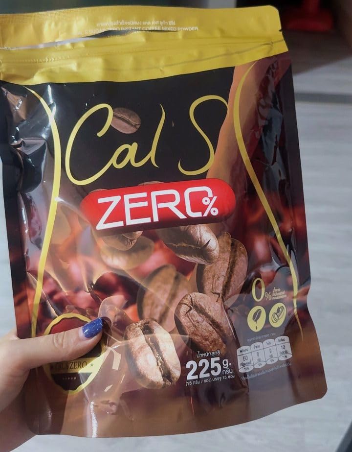 Primaya Cal S Zero Coffee Instant Mix Healthy 14 in 1 Vegan Arabica Roasted Snack Delicious Mellow Intense 225g(15 Sachets) Set 6 By Beautygoodshop [Get Free For You Beauty Gifts] image 3