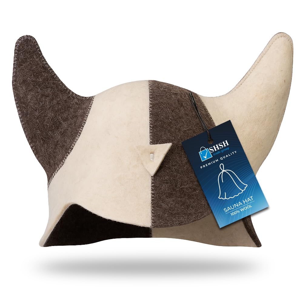 Amazon.com : SHSH trade group Wool Sauna Hat Viking Finnish Sauna