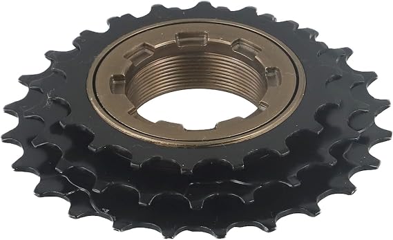 3-Speed 18-21-24T Steel Bicycle Freewheel Sprocket Gear Cassette Featuring Cold Forged CNC Three-Claw Engagement