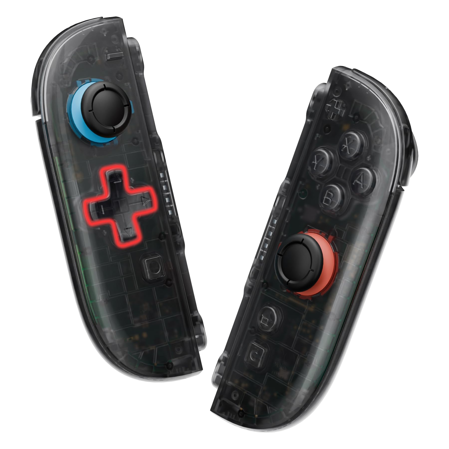 Amazon.co.jp: eXtremeRate Joycon 2対応用DIY交換シェルボタン（十字