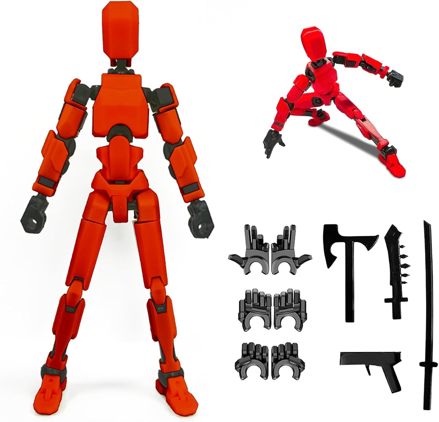 KINETIKITCH Action Figure Set, Titan 13 Robot Action Figure, 3D Printed Multi-Jointed Action Figures for Stop Motion Animation Multi-Jointed Movable Shapeshift Robot 13 Action Figure. (Red) (B0DGT4ZZD2) Amazon Price History, Amazon Price Tracker