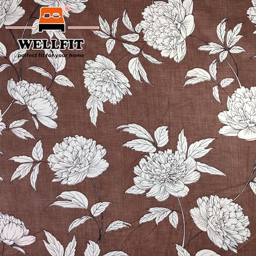 Image of WELLFIT Premium Glace Cotton 300 TC Mattress Cover /Protector for Single Size Bed with Zip /Chain /3x6 ft / 36x72x6 inch