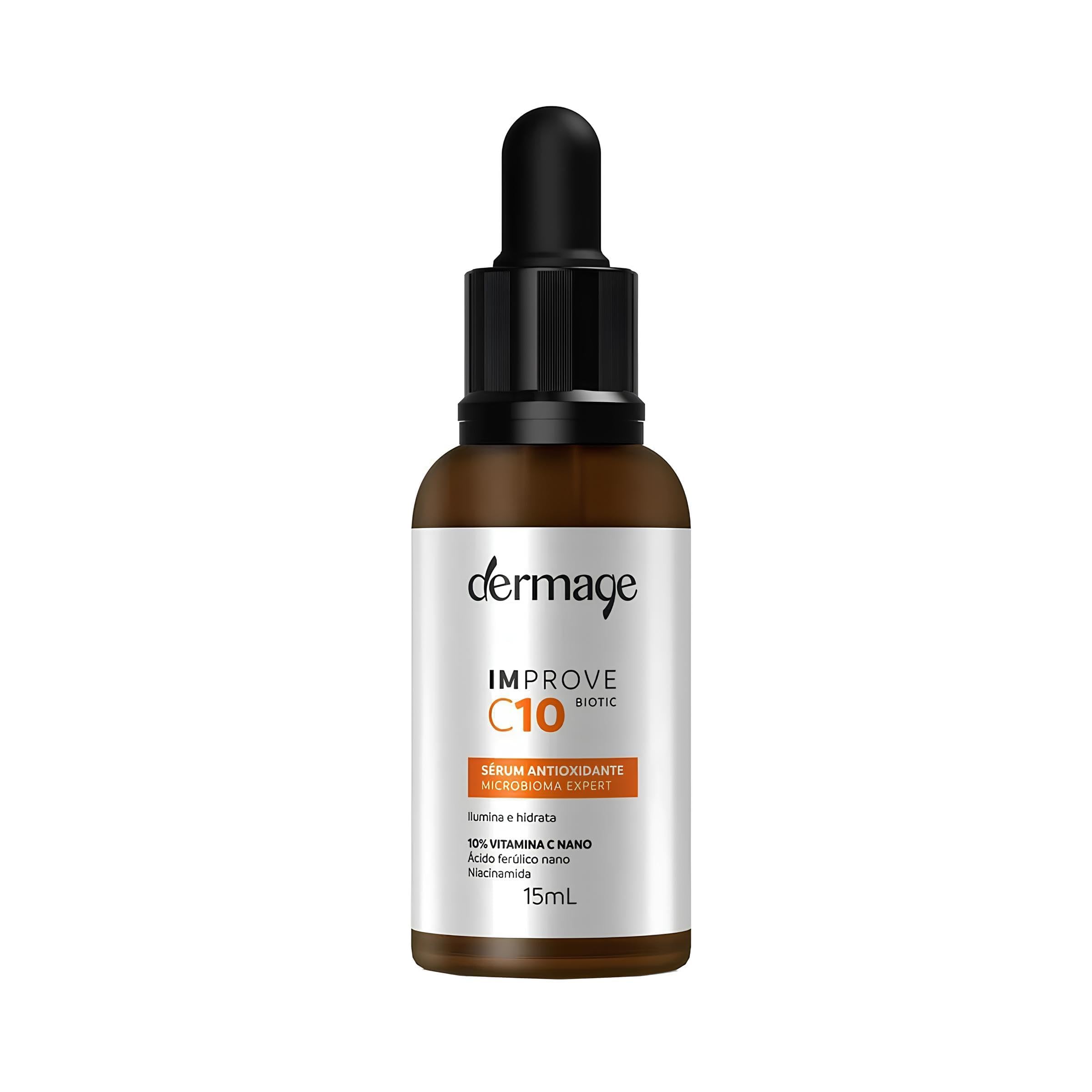 Improve C 10, Sérum Facial com Vitamina C 10%, Ácido Ferúlico e Vitamina E, Textura Oil