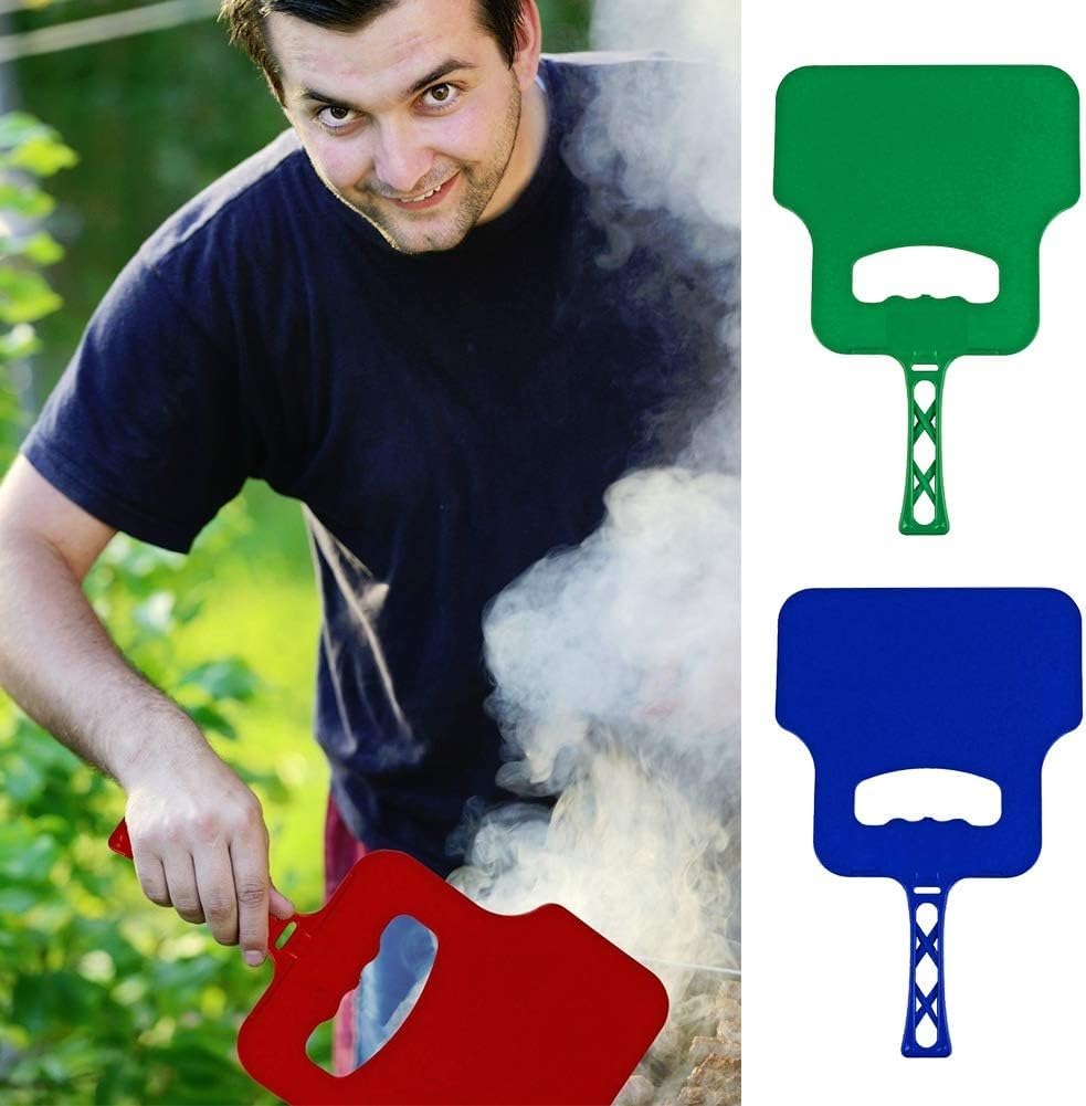 Inditradition Barbecue Hand Fan | Plastic Manual Fan for BBQ -1