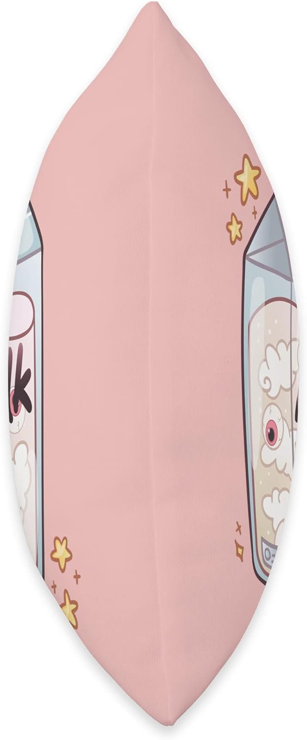 Weirdcore Aesthetic Eyes Japanese Milk Carton Eyeballs Throw Pillow