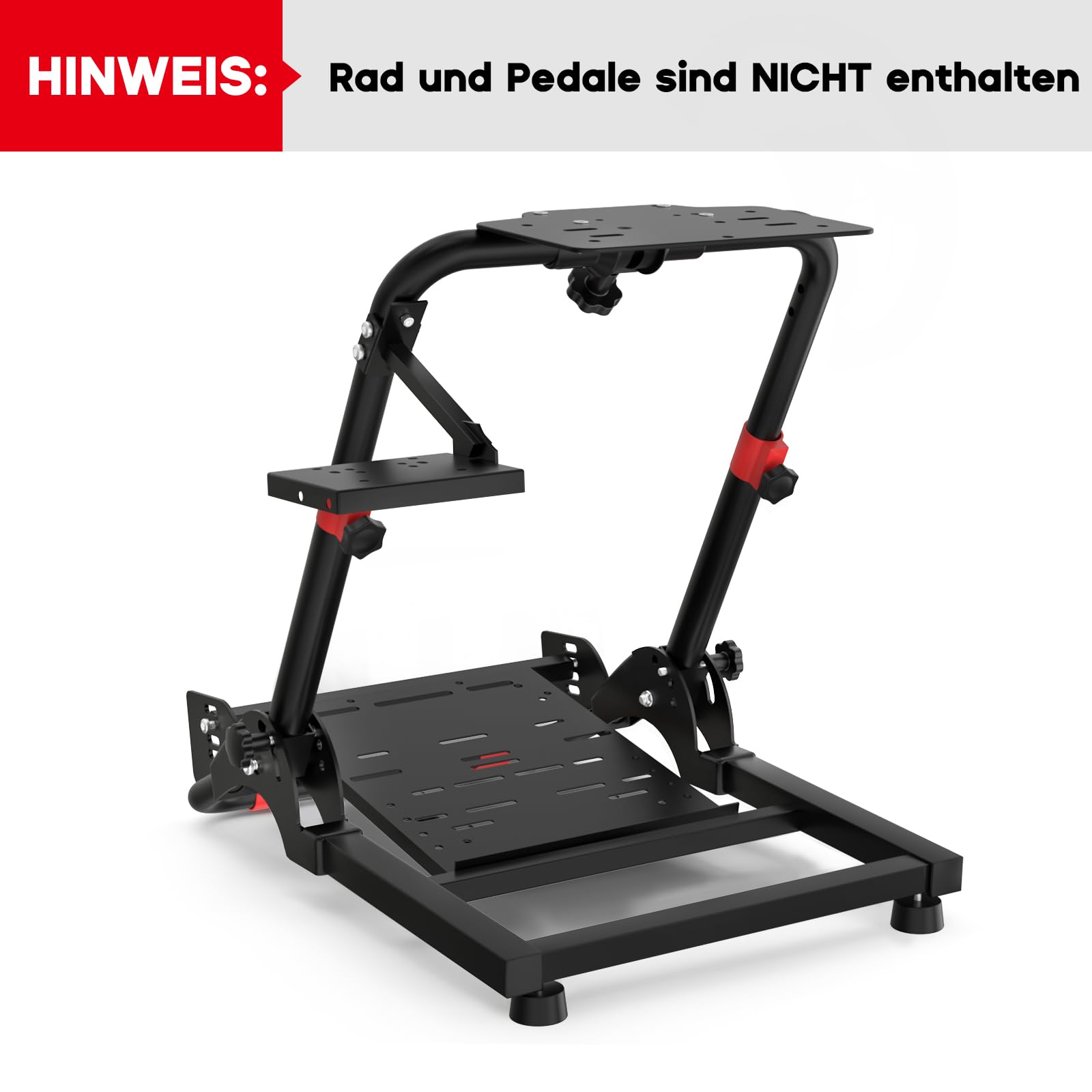 DIWANGUS Lenkradständer Keine Installation Racing Lenkrad Halterung für Logitech G923 G920 G29 G27 G25 Thrustmaster T248X T248 T300Rs TX T150 PS4 PS5 Xbox 360 Xbox One PC