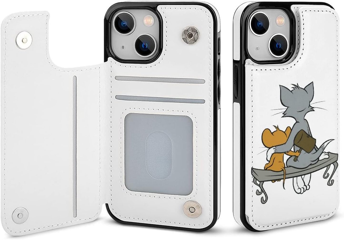 Amazon.co.jp: トムとジェリー iPhone 13 ケース スマホケース pu