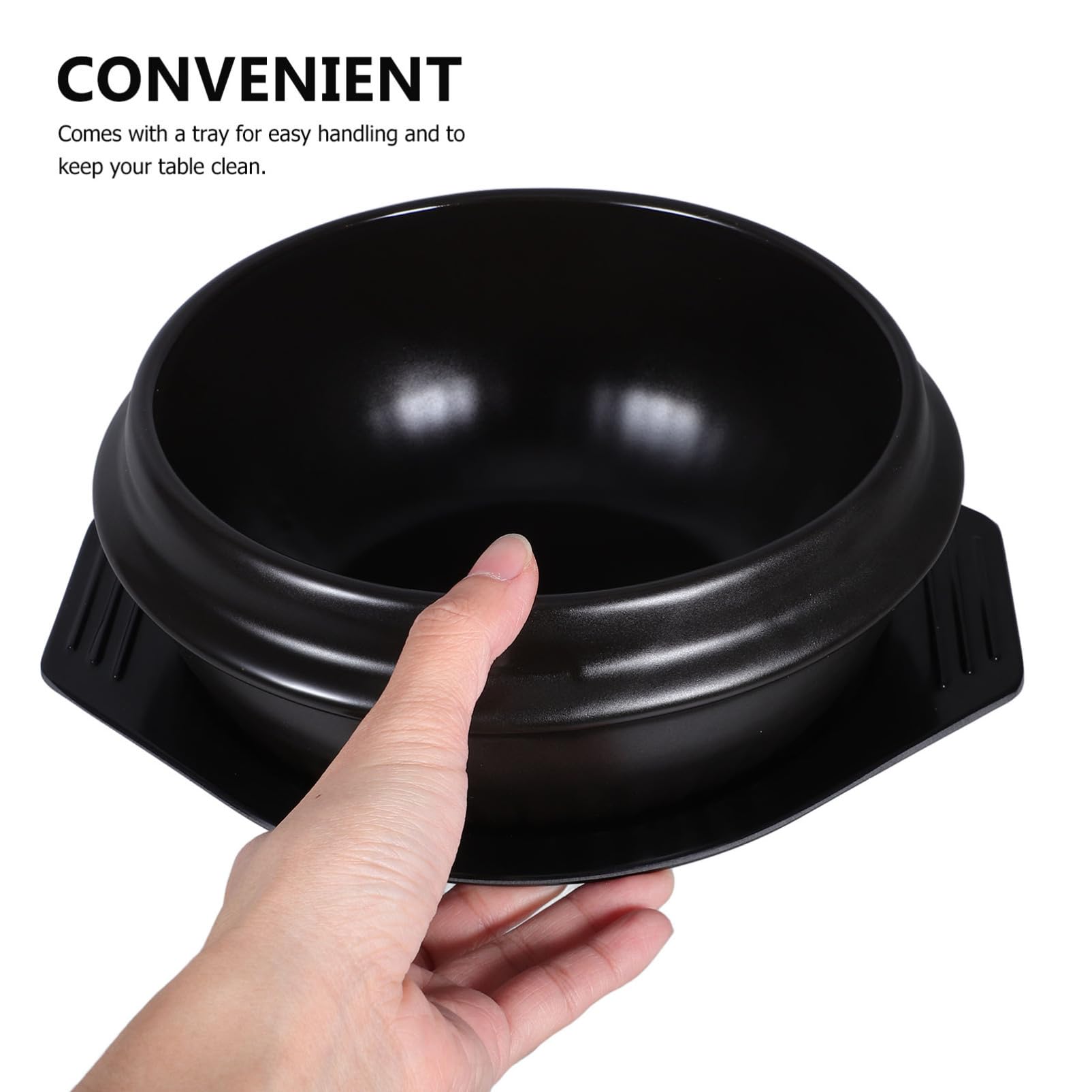 Koreanische Keramikschüssel Zum Kochen Von Suppen Topf Zum Kochen Gasherd Vintage-küchenbedarf Mit Tablett Für Bibimbap Und Große Mahlzeiten