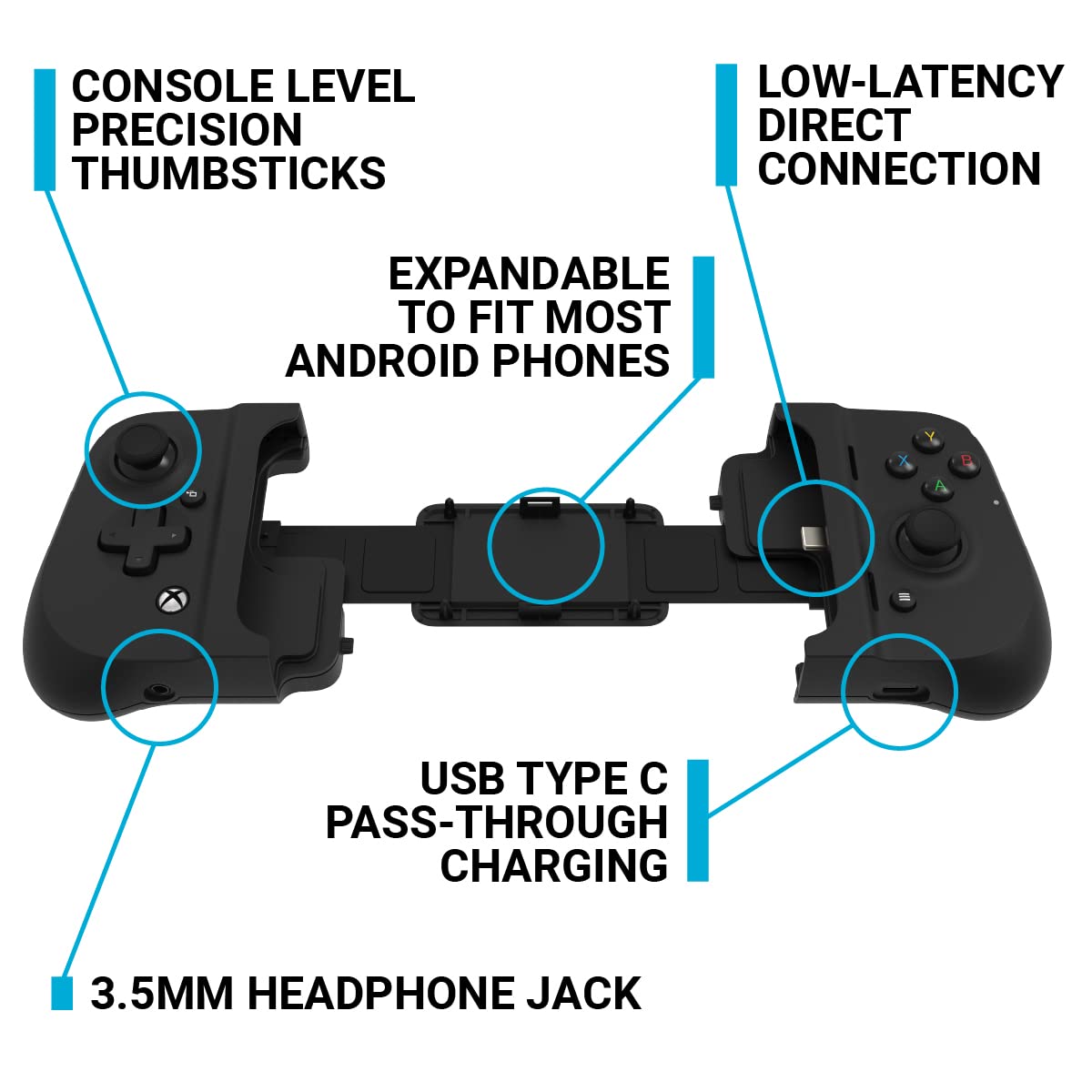 スマホアクセサリー Gamevice Flex Controller Android GV211 GAMEVICE FLEX ANDROID XBX : Amazon.in: Video Games