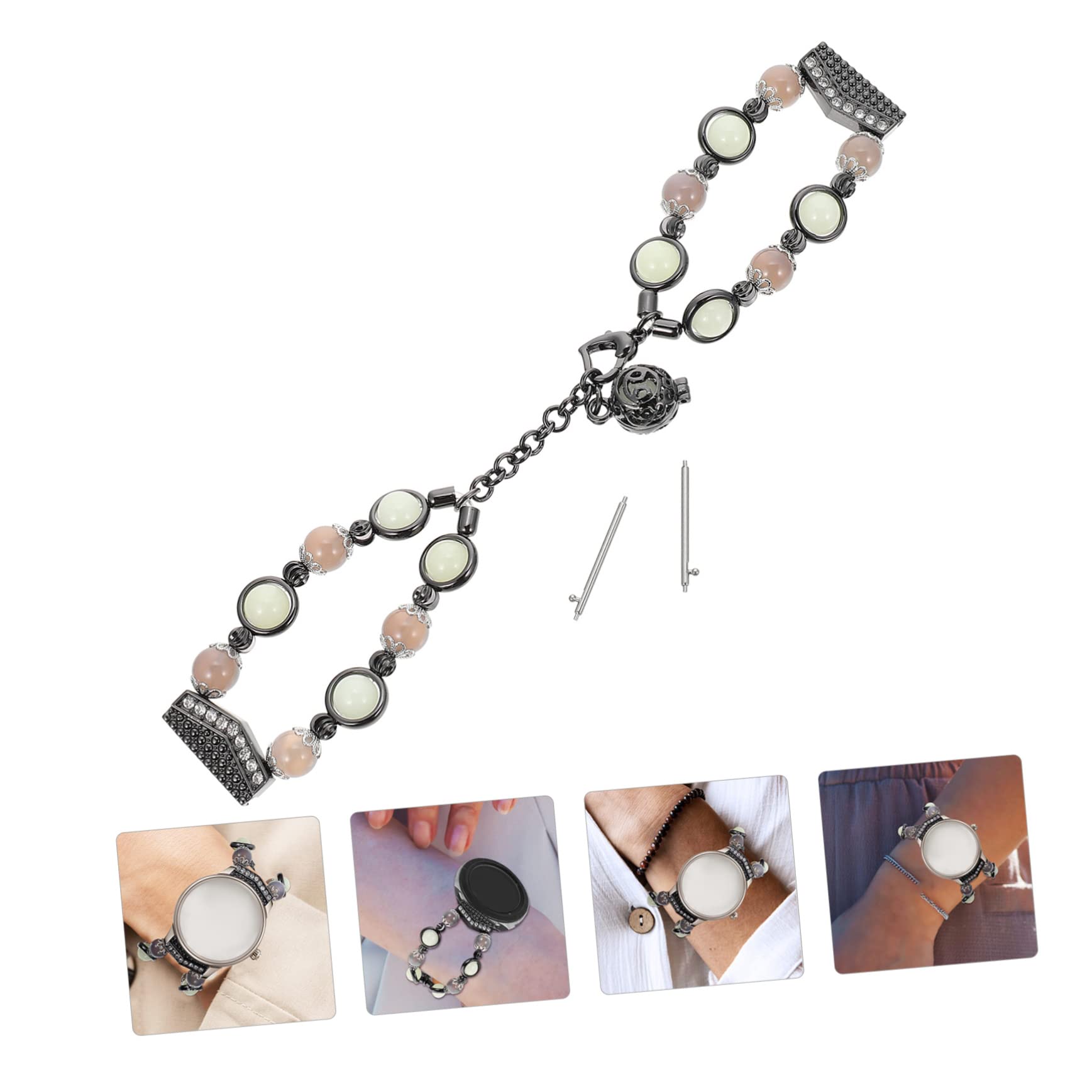 Hemobllo 4 Pièces Galaxywatch4 Montres Pour Femmes Montre Pour Femme e Pour Femme Chaîne De e-Bracelet Bracelet De e Délicat s De e Galaxie De e