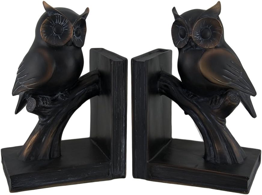 Antique Style Owl Bookends Book Ends Decoration D86302