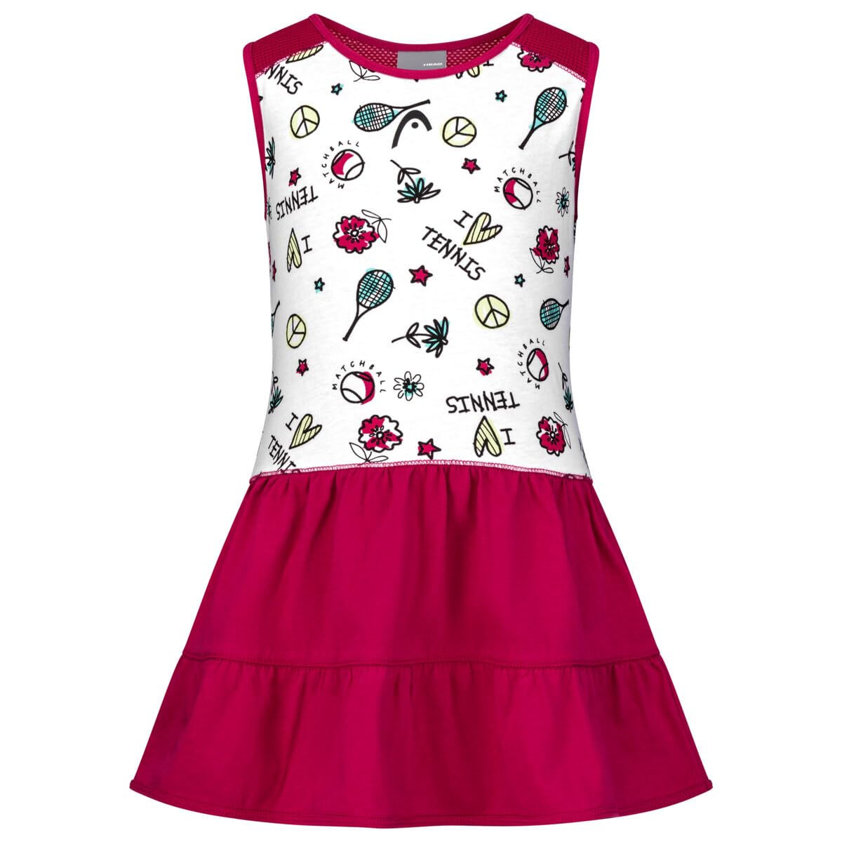 Vestito Da Tennis HEAD Per Bambine - Con Pantaloncini Interni - Foto 7