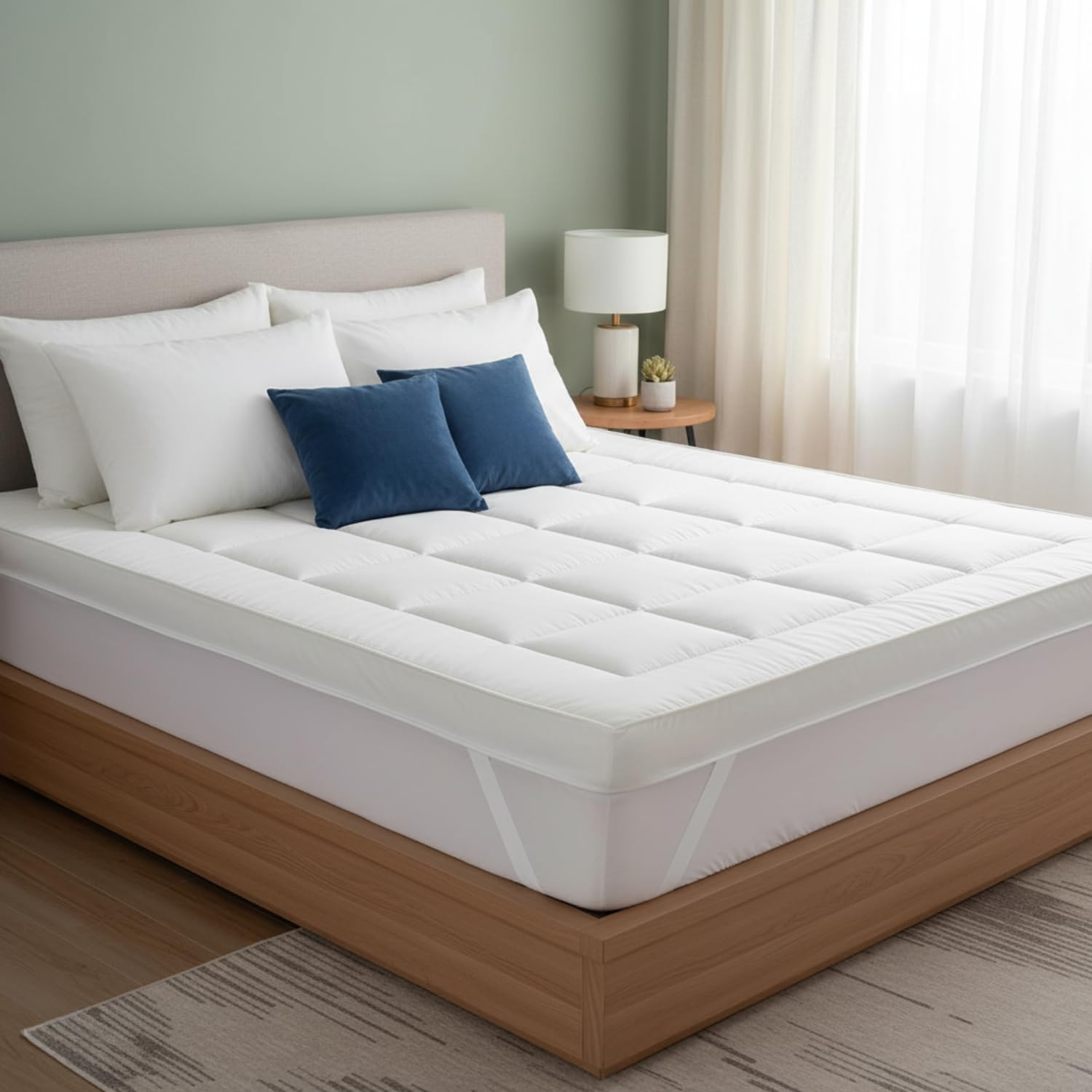 10cm Luxury Mattress Topper Single Bed | Ultra Soft, Breathable, Hypoallergenic Hotel Qual...