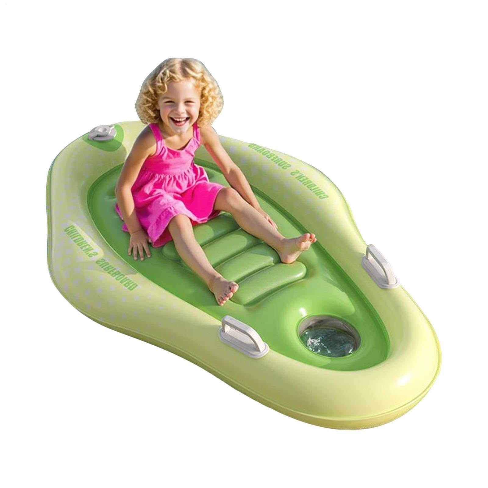 Planches De Bodyboard Gonflables Jouet de bain ergonomique | Planche De Surf Gonflable Avec Poignées pour Garçons Filles Plage Jardin Extérieur Bronzage Parc Lac Été Arrière-cour Sol