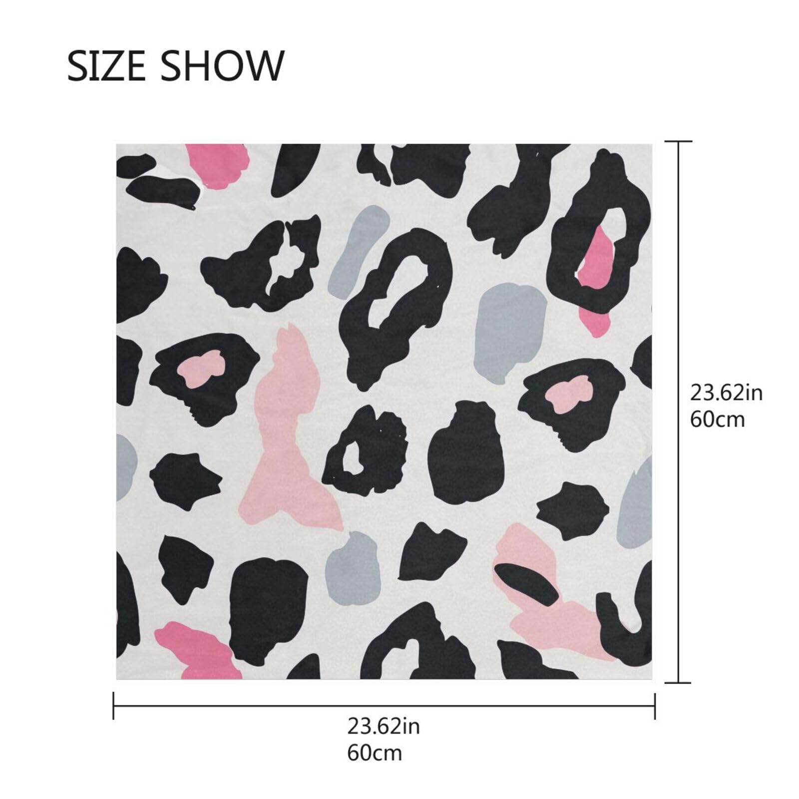 BOESI Graffiti Leopard Pattern Women's Headband, 23.62