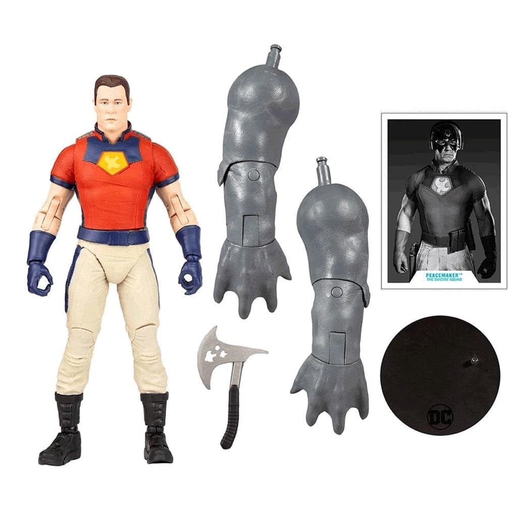 DC McFarlane - Suicide Squad Boneco Peace Maker Unmasked | Amazon
