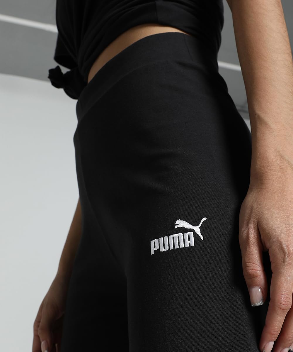 PUMA Leggings a Vita Alta con Logo Ess N. 1 da Donna