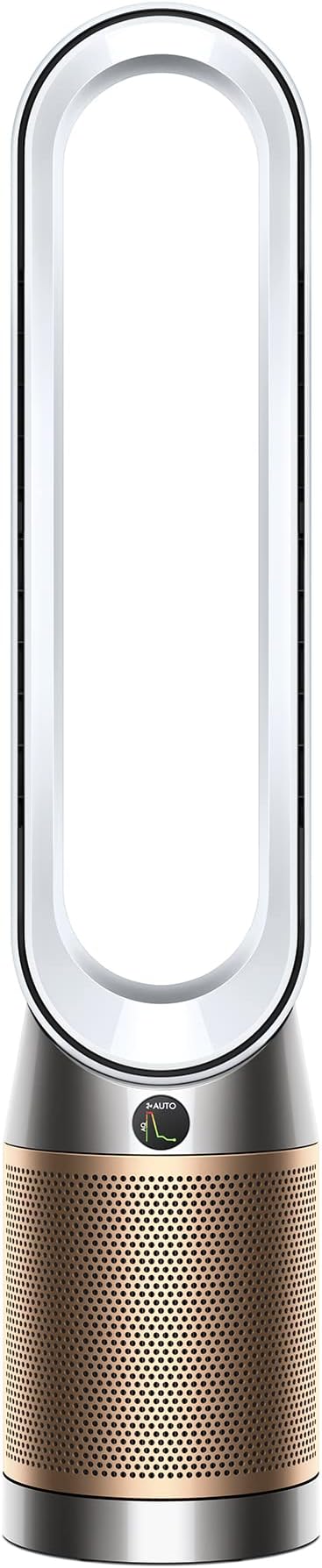 Dyson Purifier Cool formaldehyde Air Purifier (Advanced Technology), HEPA + Catalytic Oxidation Filter, Wi-Fi Enabled, TP09 (White/Gold) - International Version