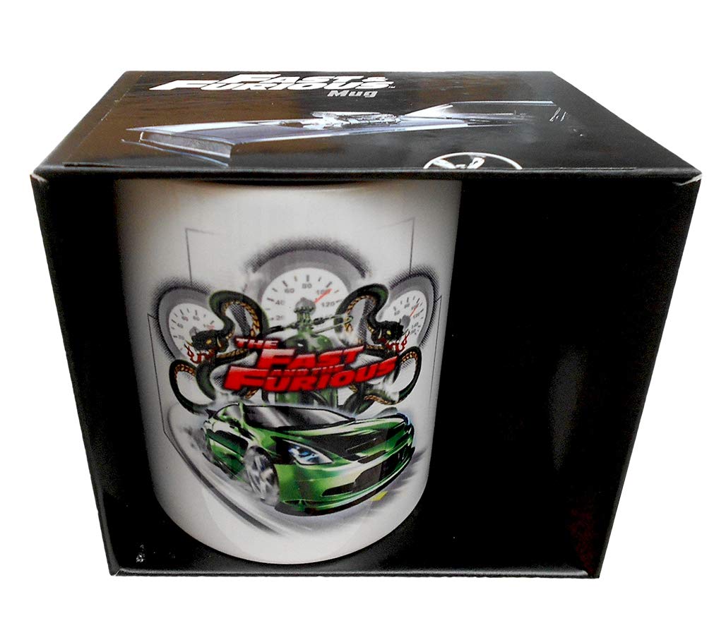 Pyramid International "The Fast And The Furious (Speedo) Official Boxed Ceramic Coffee/Tea Mug, Multi-Colour, 11 oz/315 ml
