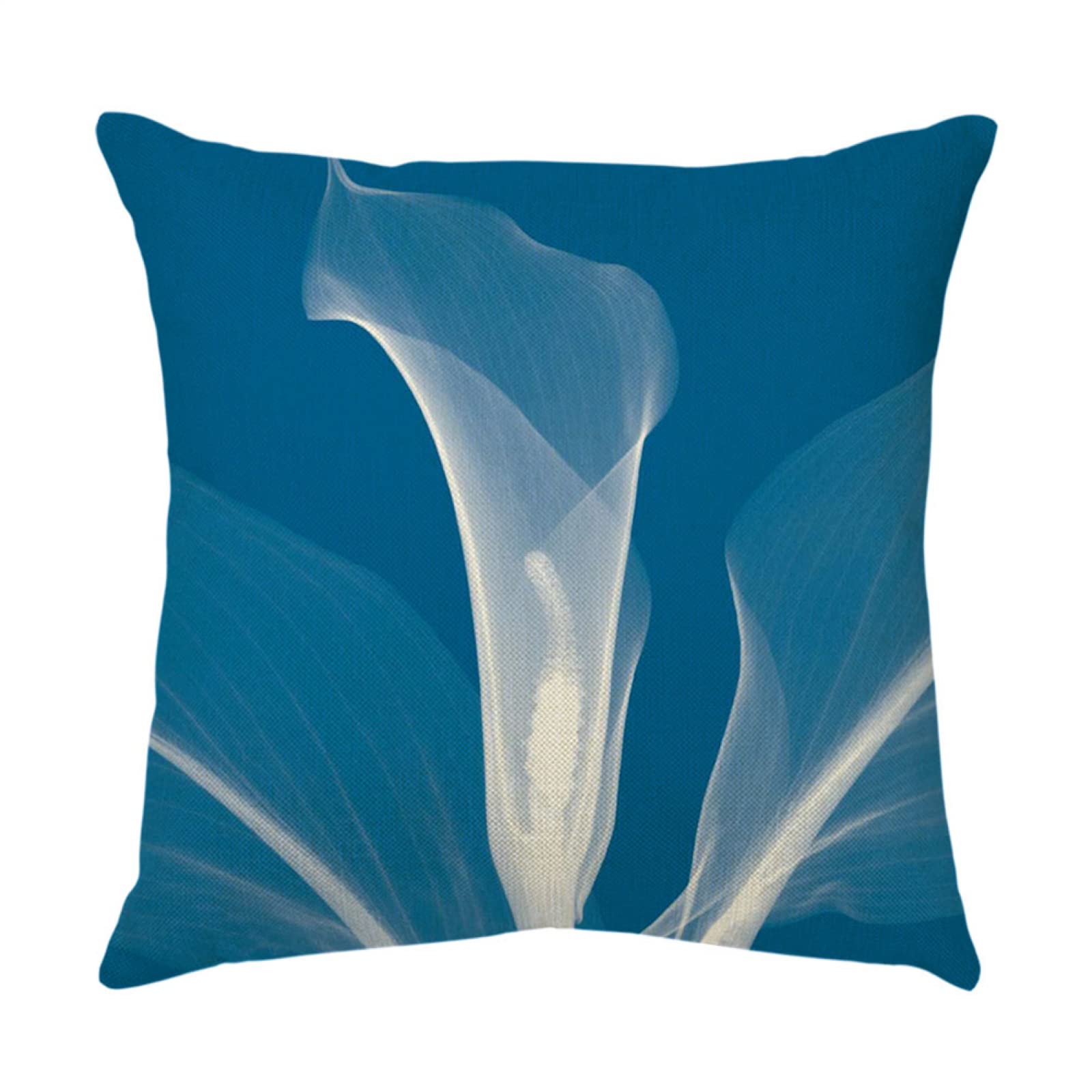 4 Piezas Funda de Almohada Pétalos Abstractos Fundas de Cojín Terciopelo Sencillo y Decorativo para Sofá Camas Dormitorio Coche Lino Cojines Throw Pillow Covers 80x80cm/32x32 Inch