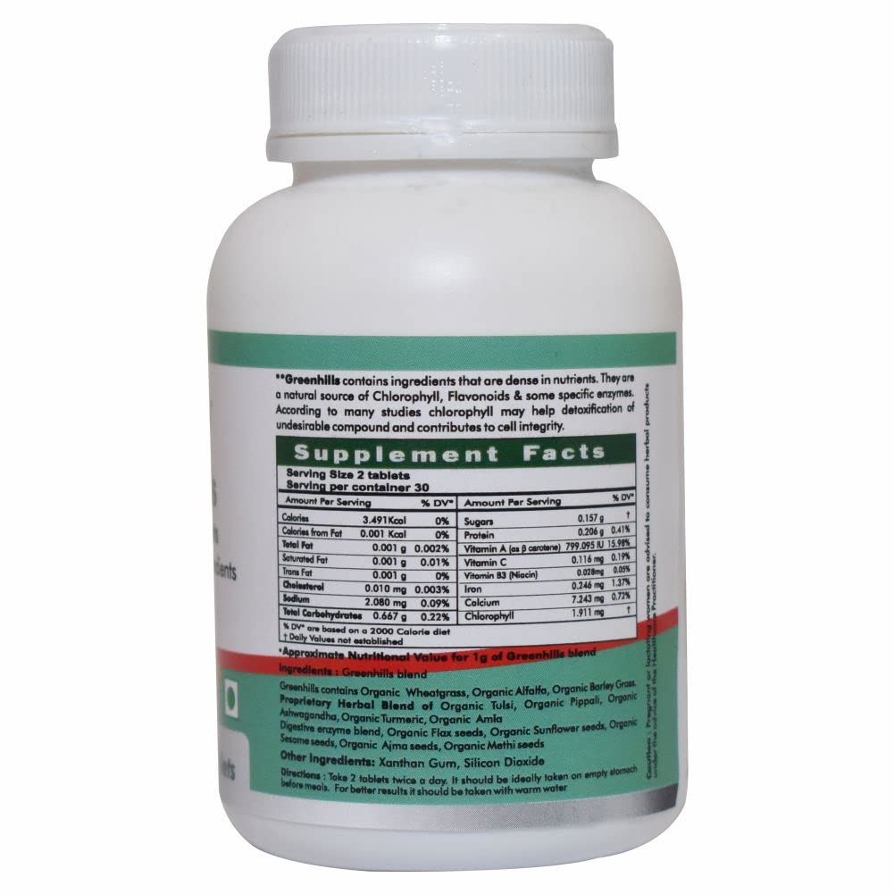 Way2herbal Greenhills Herbal Green Formula Tablets (60 Count Pack of 1) (B0C2VSDR6J) Amazon Price History, Amazon Price Tracker