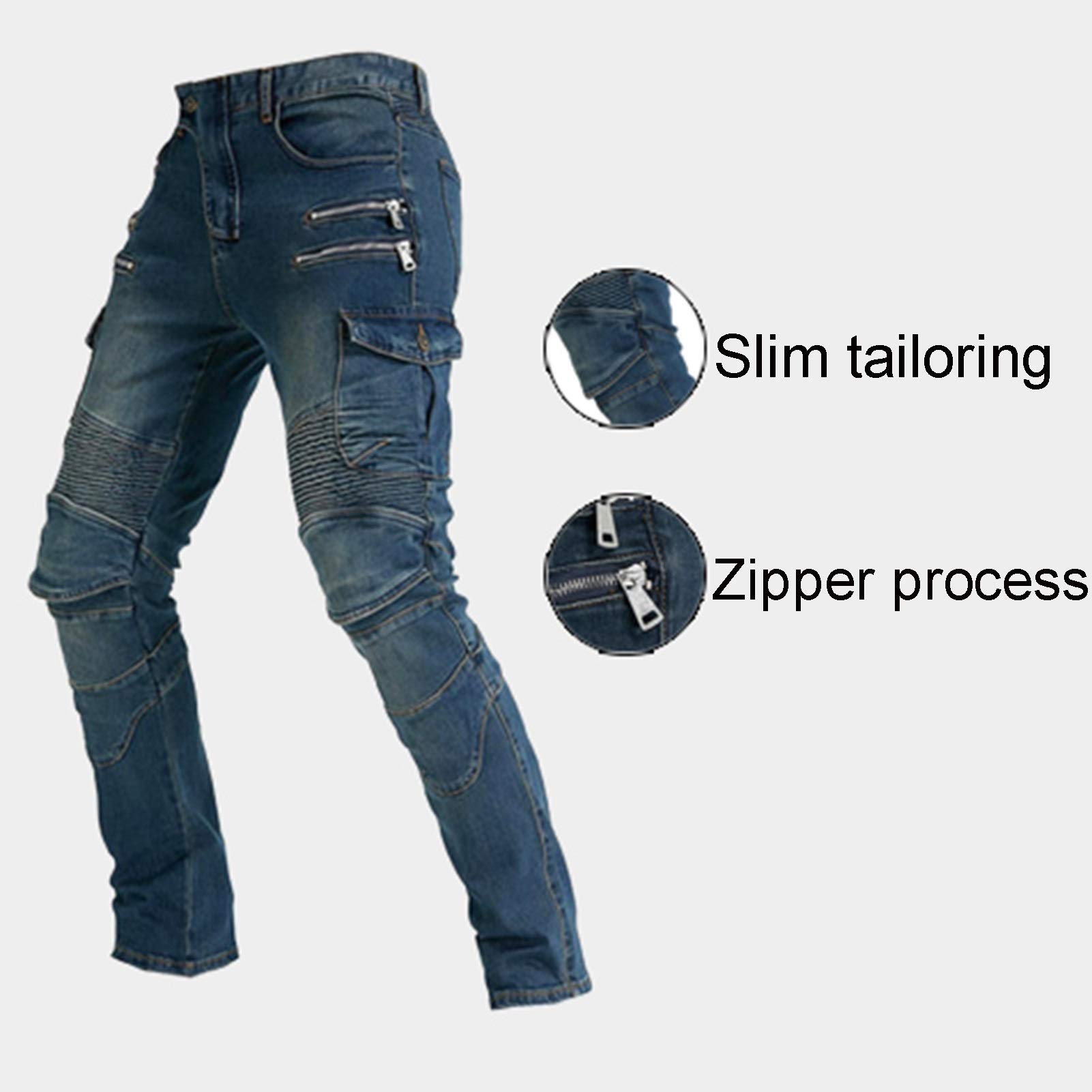 Pantalon De Moto De Course Jeans D'équitation Femme Équipement De Protection À Rebond Lent Pour Une Protection Plus Sûre Équipement De Protection Amovible, Plus Pratique Meilleur Choix De Cadeau