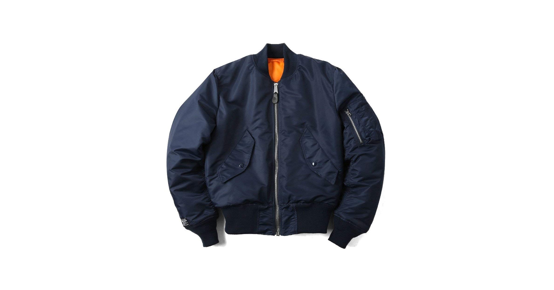 VALLEY APPAREL MA-1 フライトジャケット ネイビー【XL】 Valley Apparel L.L.C. 1980's MA-1 BASIC ミリタリーショップ