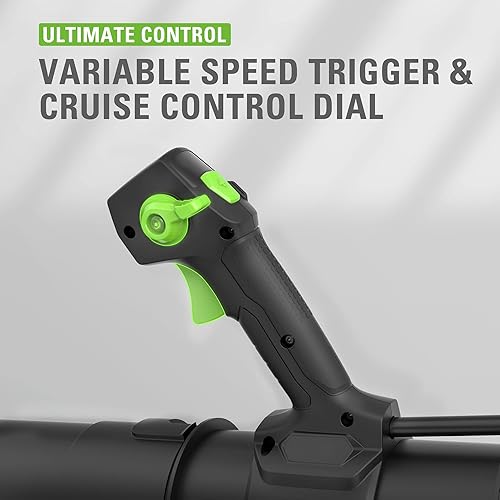 Miniatura 7 de Greenworks 40 V (165 MPH  660 CFM  75+ herramientas compatibles) Mochila inalámbrica sin escobillas, soplador de hojas de mochila sin escobillas,