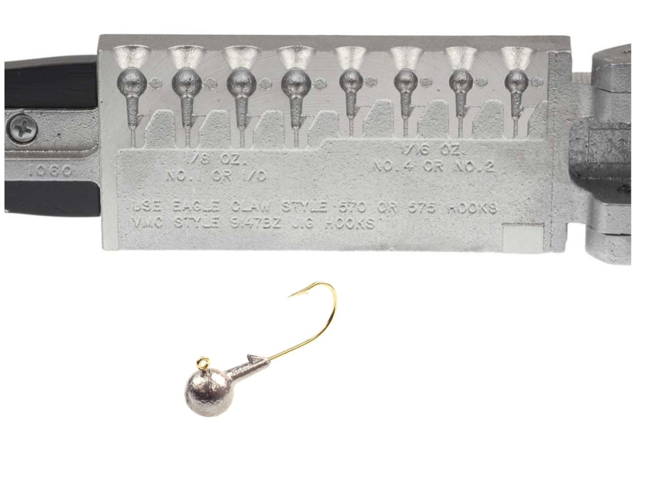 DO-IT MOLDS ラバージグヘッド用モールド　バスフィッシング　3点セット Amazon.com: Do It Mold Round Head Jig Sz: 1/16, 1/8 OZ : Sports