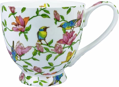 Miniatura 8 de Tazas de café lindas de 16 oz para mujer, tazas lindas de porcelana y hueso, tazas de café, tazas de té para mujeres Mon regalos de cumpleaños,