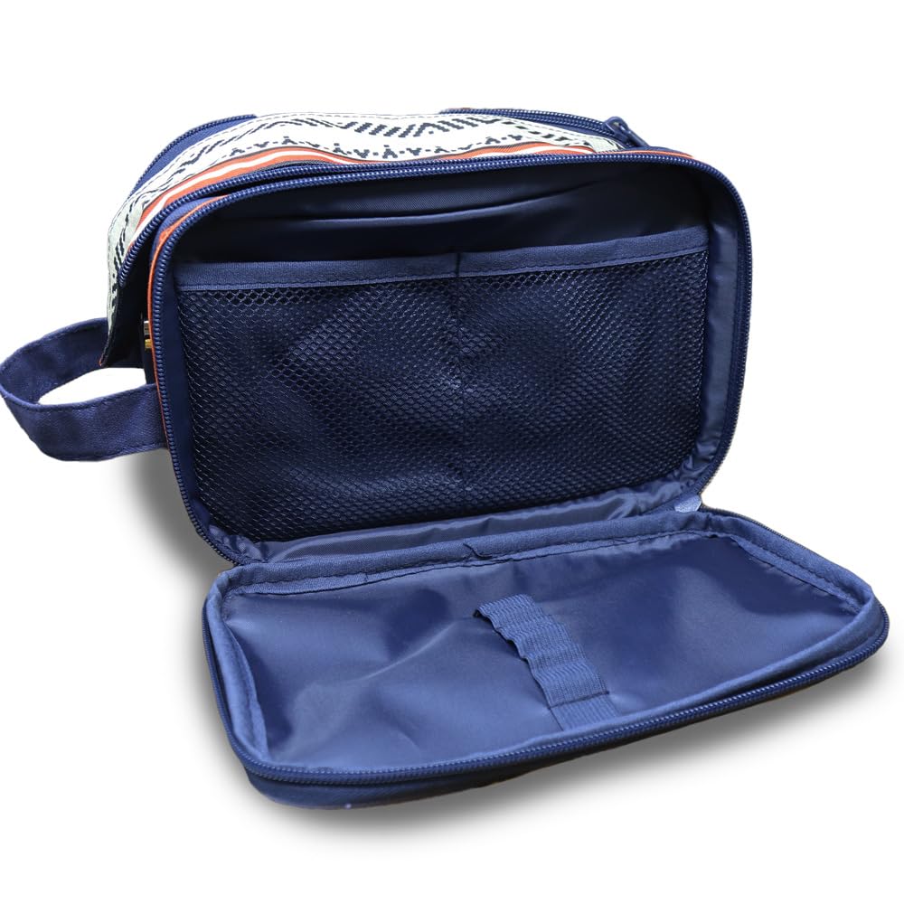 HOOEY Men's Dopp Kit Toiletry Bag Shaving Kit (Serape)