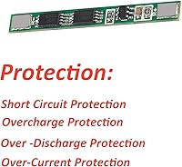 Vista 3 de DIANN 10 unids 1S 3.7V BMS 18650 Cargador 4A Placa de Protección PCB para Celda de Batería de Li-ion de Litio