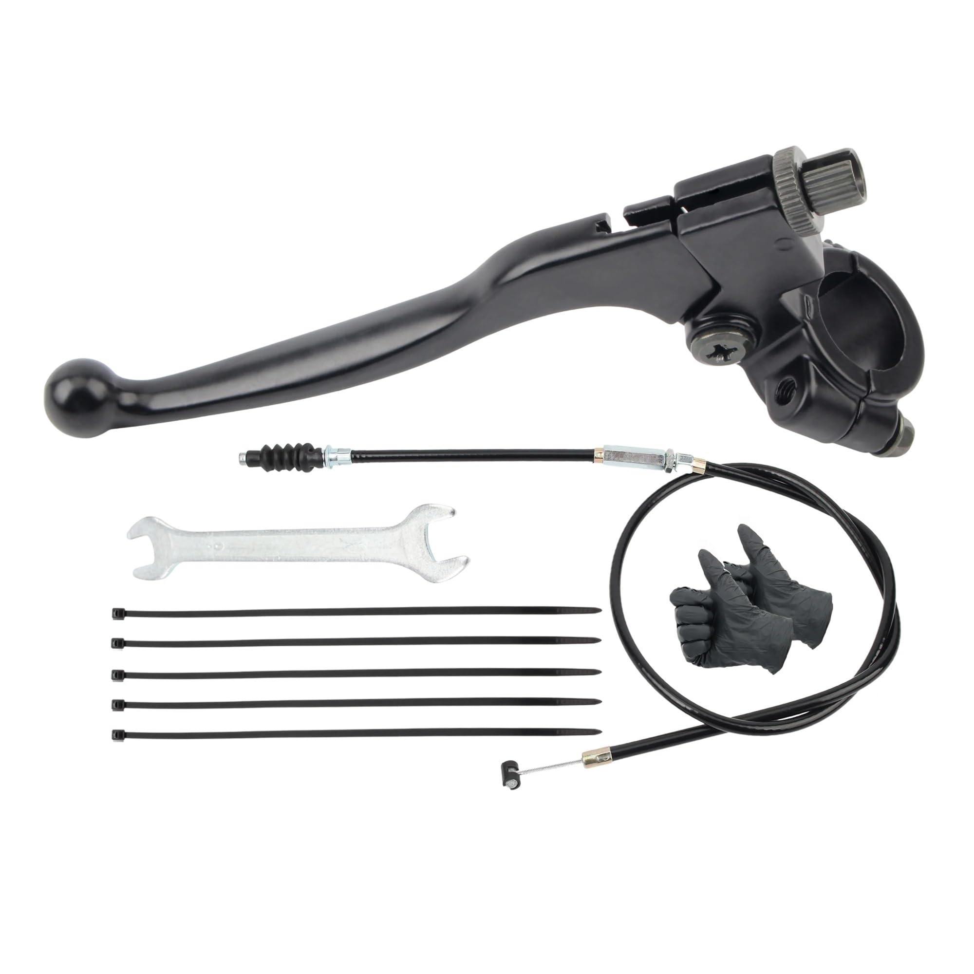 VghkDFCFH Motorcycle Clutch Lever Motorcycle 22mm Left Clutch Lever Aluminum for 50cc 70cc 90cc 110cc 125cc 150cc