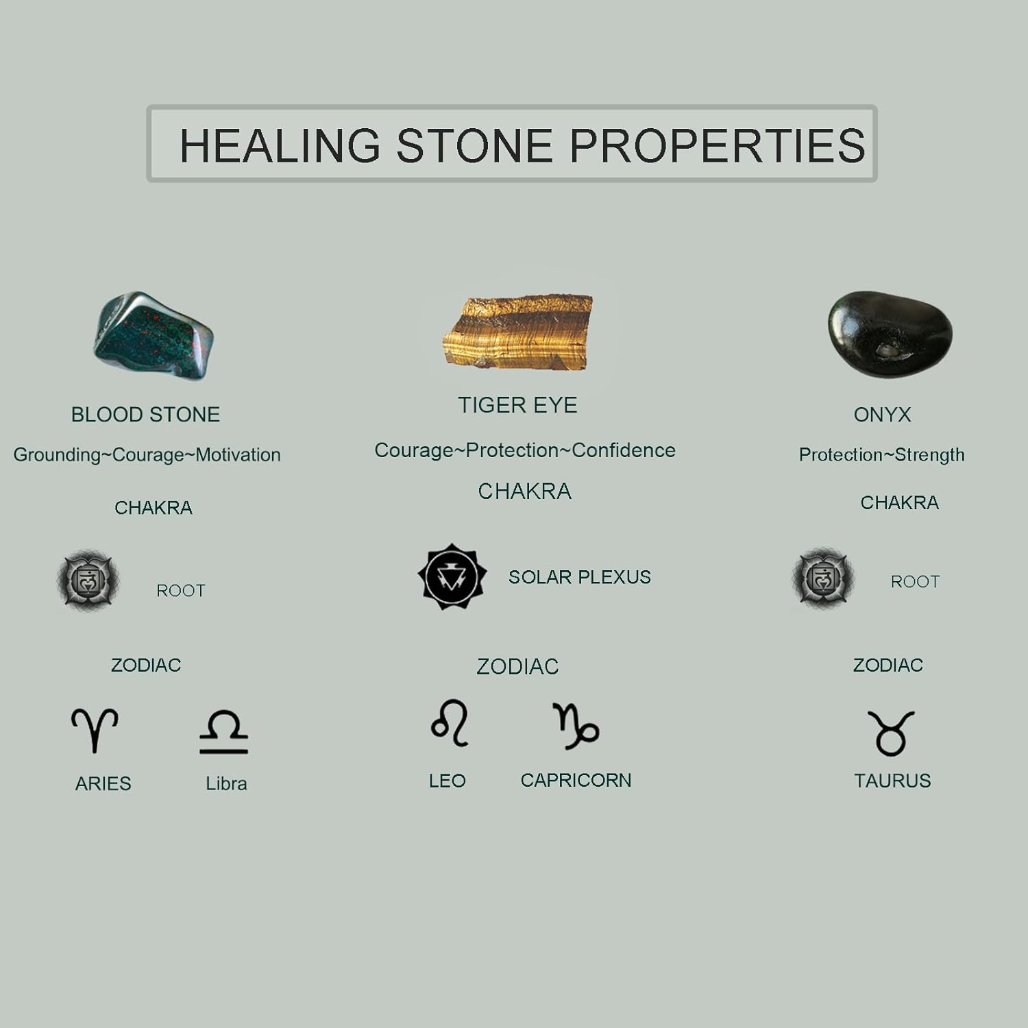 Triple Protection Bracelets for Men Protection Crystals Energy Beads Tigers Eye Onyx Bloodstone Mens Beads Bracelet Double Wrap, Natural Stone Crystal Bracelet for Men Gifts for Him Balance - Image 8