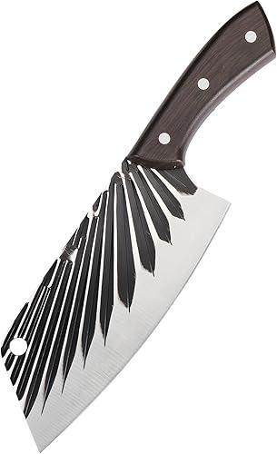 Miniatura 9 de TJ POP Cuchillo pequeño para cortar verduras cuchillo ligero para mujer lindo cuchillo de carne de espiga completa en forma de delfín con hoja de