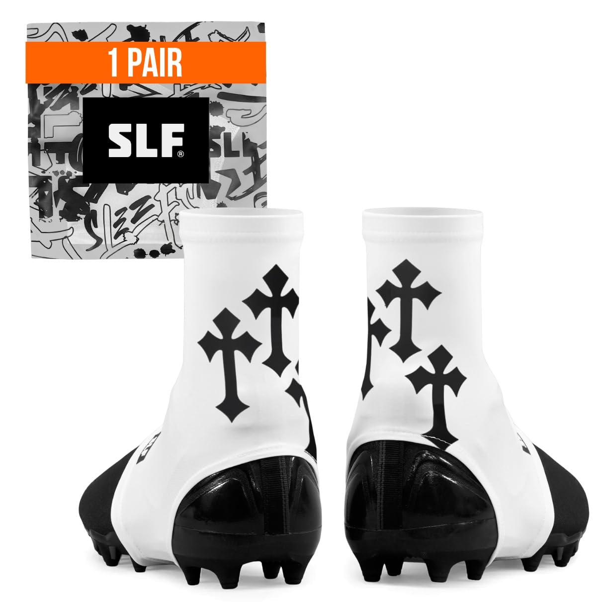 SLEEFS Football Spats/Cleat Covers for Secure Laces, Fits Any Cleats