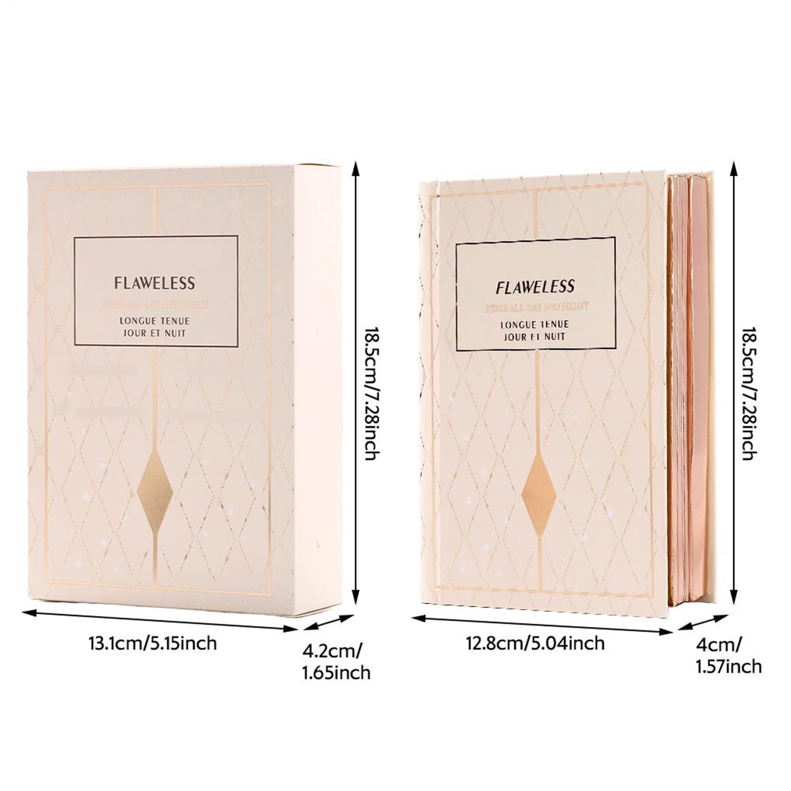 Ombretti Per Occhi 48 Colori Tra Cui Illuminante A Lunga Durata | Trucco A Forma Di Libro Per Donne Ragazze Ogni Giorno Festa Viaggio Halloween Uso Quotidiano Occasioni Speciali