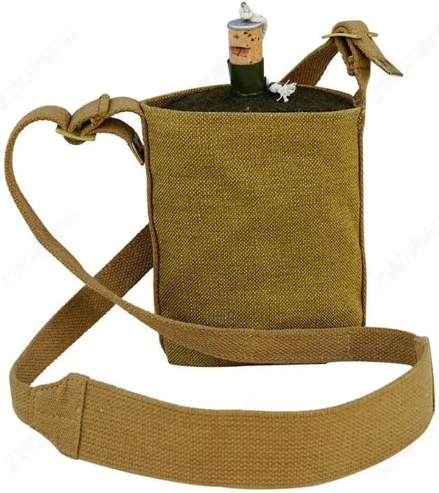 Reproduction WWII UK BRITISH P37 WATER BOTTLE CANTEEN full-size & COVER SET