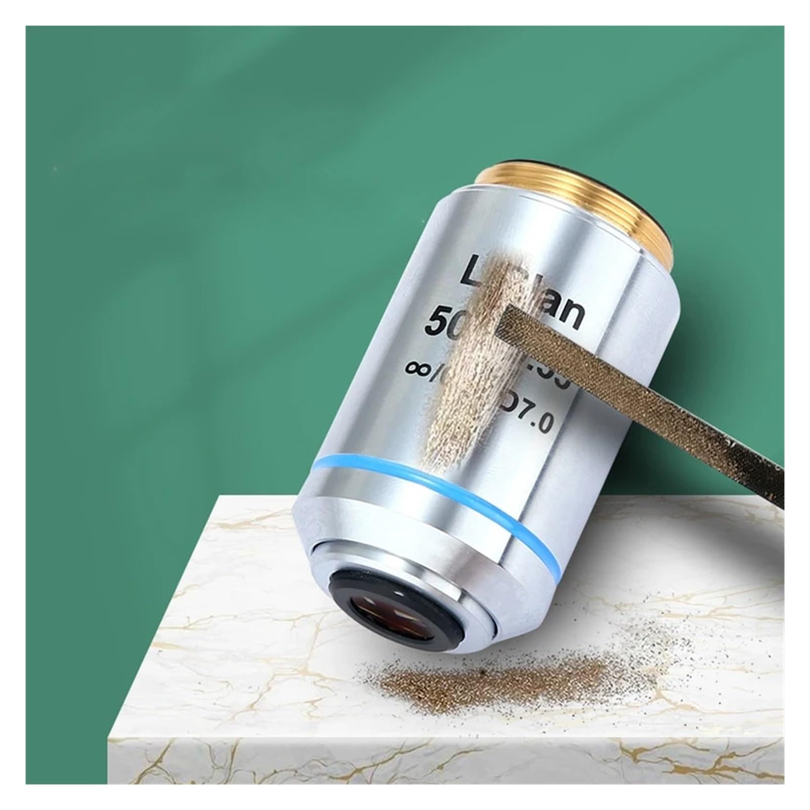 Microscope Objective, Lente metalúrgica Plana acromática Infinita