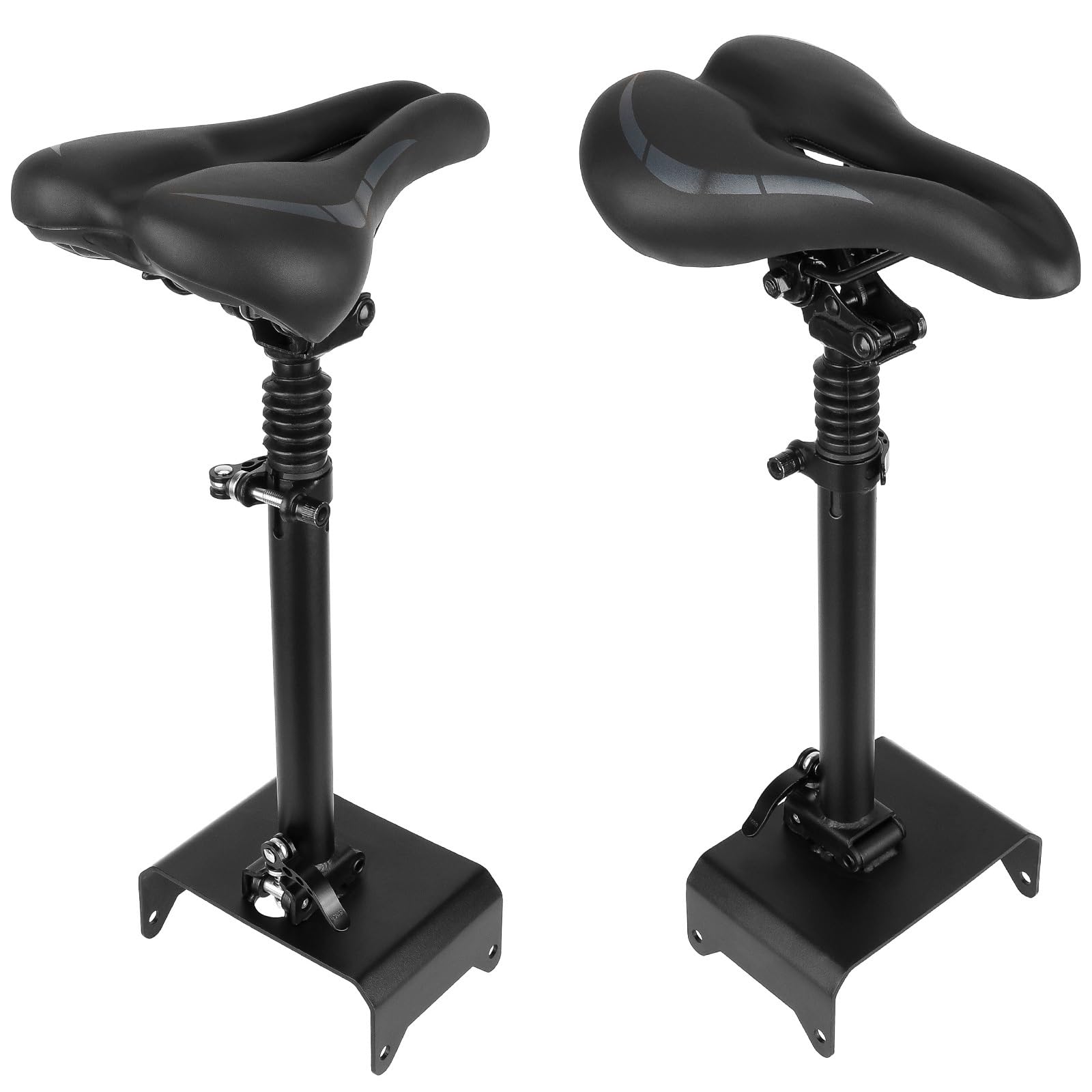 Générique Siege Trotinette Electrique, Selle Trottinette Réglable en Hauteur, Selle Trottinette électrique Pliable Antichoc, pour Un Confort De Conduite Amélioré