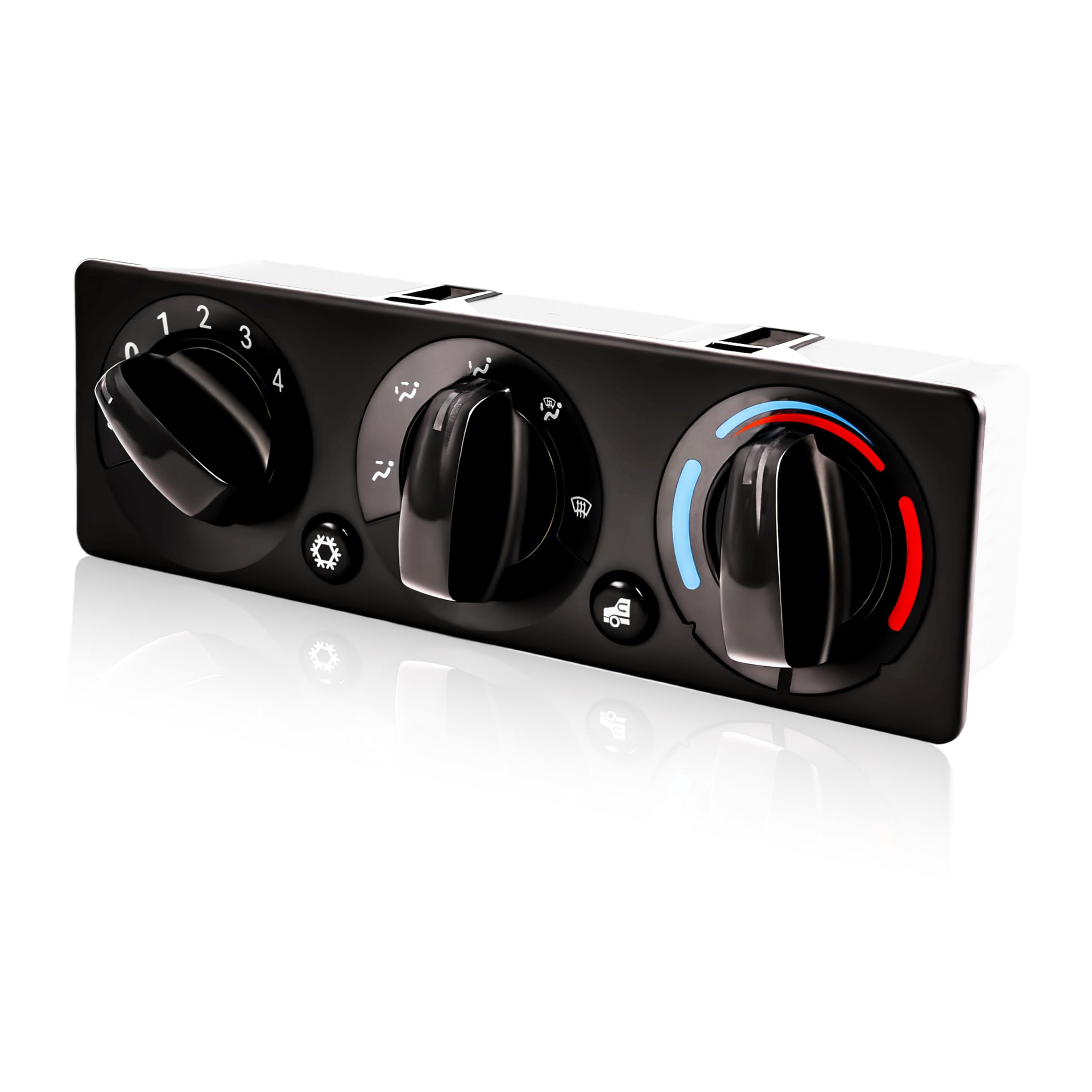 Q21-6119 HVAC AC Heater Climate Control Panel Compatible with Peterbilt Trucks 337 348 389 Temperature Control Module Switch Replace for Q216119