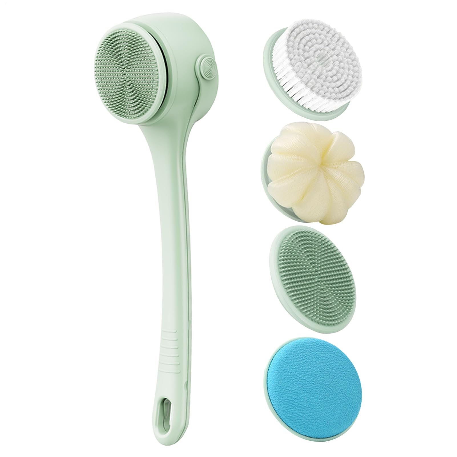 Cepillo Frotador Eléctrico para la Espalda Cepillo De Limpieza Eléctrico | Cepillo de Limpieza con Masaje Corporal Para Ducha Baño Viajes Hogar Familia Spa