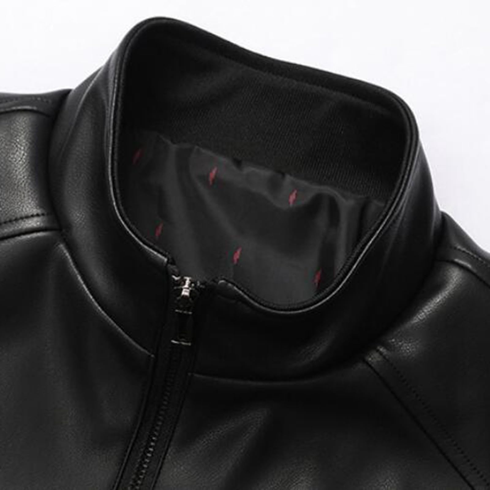 Giubbotto Primaverile Uomo Giacca in Pelle Uomo Giubbotto in Pelle Invernale Giacca Camicia Primavera Elegante Primaverile Biker Nero Primavera Trench Giubbino Estivo Leather Jacket Giacche